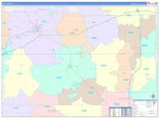 Lee County, IL Wall Map Color Cast Style 2023