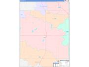 Lynn County, TX Wall Map Color Cast Style 2022