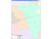 Marion County, MS Wall Map Color Cast Style 2022