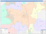 Marion County, OH Wall Map Color Cast Style 2022