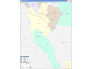 Marion County, SC Wall Map Color Cast Style 2022