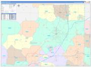 Medina County, OH Wall Map Color Cast Style 2022