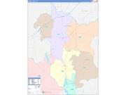 Morris County, TX Wall Map Color Cast Style 2022