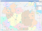 Morrison County, MN Wall Map Color Cast Style 2022