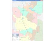Noble County, OH Wall Map Color Cast Style 2022