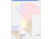 Nye County, NV Wall Map Color Cast Style 2022