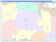 Paulding County, OH Wall Map Color Cast Style 2022