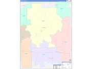 Perry County, AL Wall Map Color Cast Style 2022