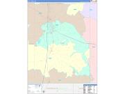 Pike County, MS Wall Map Color Cast Style 2022