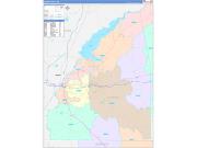 Rankin County, MS Wall Map Color Cast Style 2022