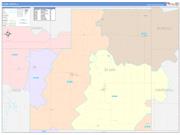 Stark County, IL Wall Map Color Cast Style 2023