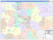 Stark County, OH Wall Map Color Cast Style 2022