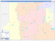 Stevens County, MN Wall Map Color Cast Style 2022