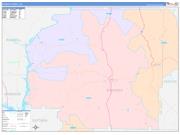 Stewart County, GA Wall Map Color Cast Style 2022