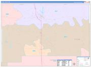Stone County, MS Wall Map Color Cast Style 2022