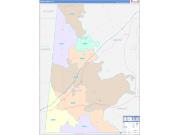 Sumter County, AL Wall Map Color Cast Style 2022