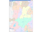 Todd County, MN Wall Map Color Cast Style 2022