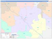 Union County, MS Wall Map Color Cast Style 2023