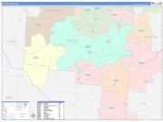 Vinton County, OH Wall Map Color Cast Style 2022