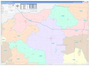 Washington County, IL Wall Map Color Cast Style 2022