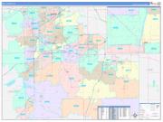 Will County, IL Wall Map Color Cast Style 2022
