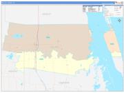 Willacy County, TX Wall Map Color Cast Style 2023
