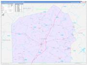 Gettysburg Metro Area Wall Map Color Cast Style 2022