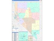 Nevada Wall Map Color Cast Style 2023