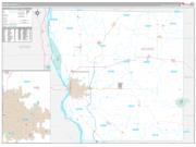Adams County, IL Wall Map Premium Style 2022