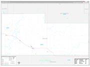Adams County, ND Wall Map Premium Style 2022