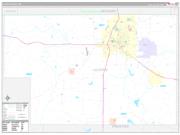 Alcorn County, MS Wall Map Premium Style 2022