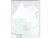 Aroostook County, ME Wall Map Premium Style 2022