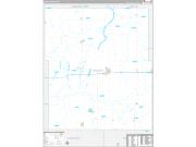 Barnes County, ND Wall Map Premium Style 2022