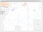 BeauregardParish (County), LA Wall Map Premium Style 2023