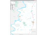 Bolivar County, MS Wall Map Premium Style 2022