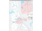 CaddoParish (County), LA Wall Map Premium Style 2023