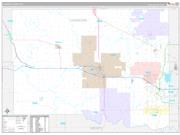 Canadian County, OK Wall Map Premium Style 2022