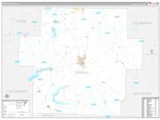 Carroll County, OH Wall Map Premium Style 2022