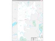 CatahoulaParish (County), LA Wall Map Premium Style 2023