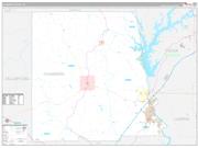 Chambers County, AL Wall Map Premium Style 2022