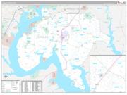 Charles County, MD Wall Map Premium Style 2022