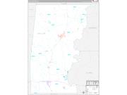 Choctaw County, AL Wall Map Premium Style 2022