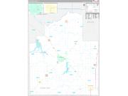 Christian County, IL Wall Map Premium Style 2022