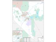 Clark County, NV Wall Map Premium Style 2022