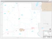 Clay County, IL Wall Map Premium Style 2022