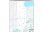 Clearwater County, MN Wall Map Premium Style 2022