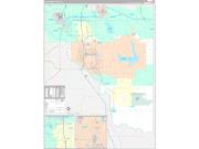 Cleveland County, OK Wall Map Premium Style 2022