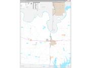 Cooke County, TX Wall Map Premium Style 2022