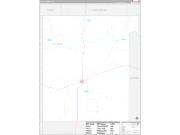 Cottle County, TX Wall Map Premium Style 2022