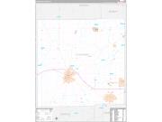Crawford County, OH Wall Map Premium Style 2022